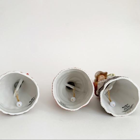 Vtg 1992 Enesco Belles Porcelain Figurine Set of 4 - Picture 14 of 16